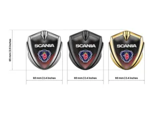 Scania Emblem Metal Badge Minimal Look Universal Style